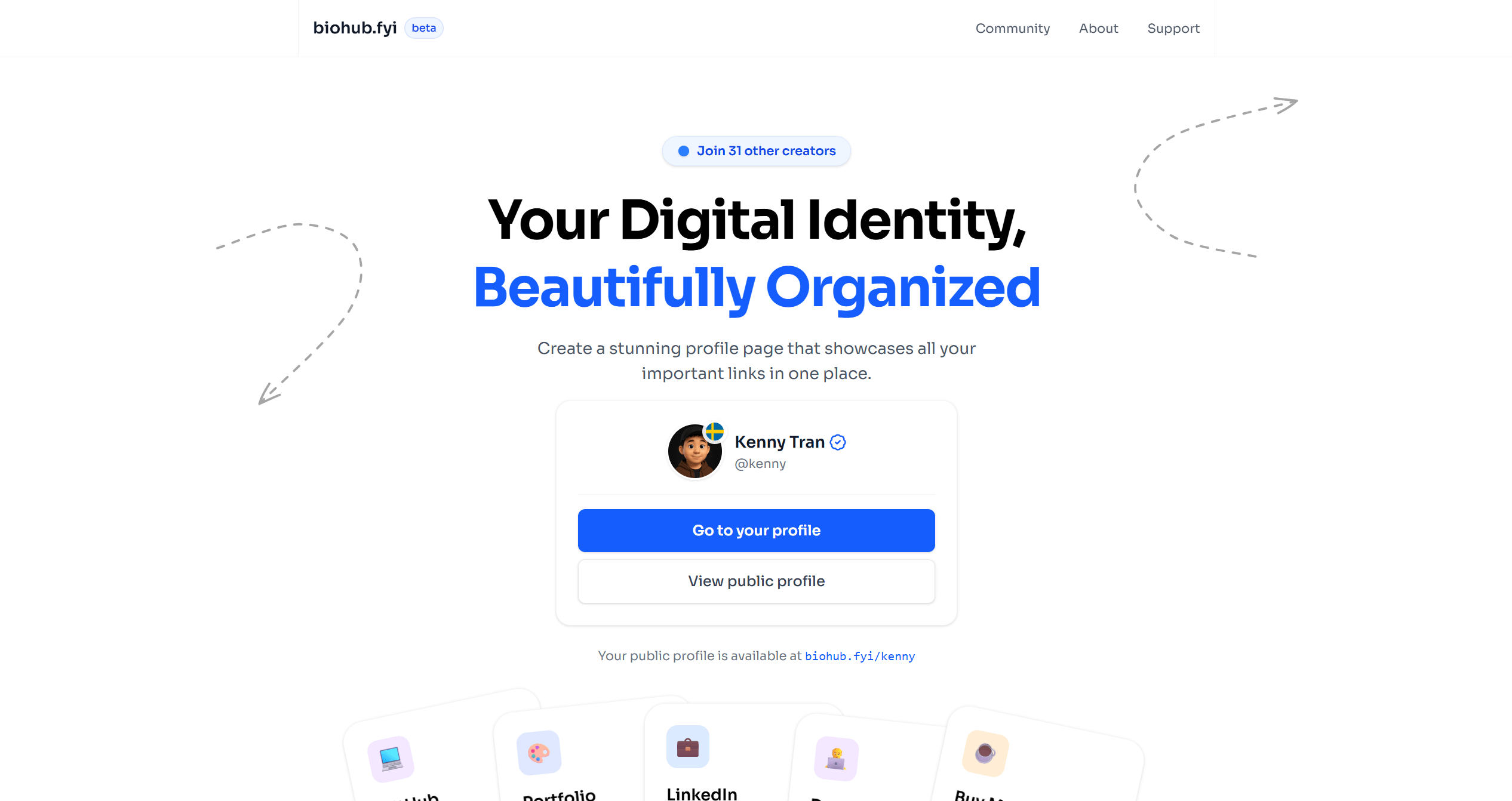 BioHub.fyi Review - A Clean, Functional Home for Your Digital Presence